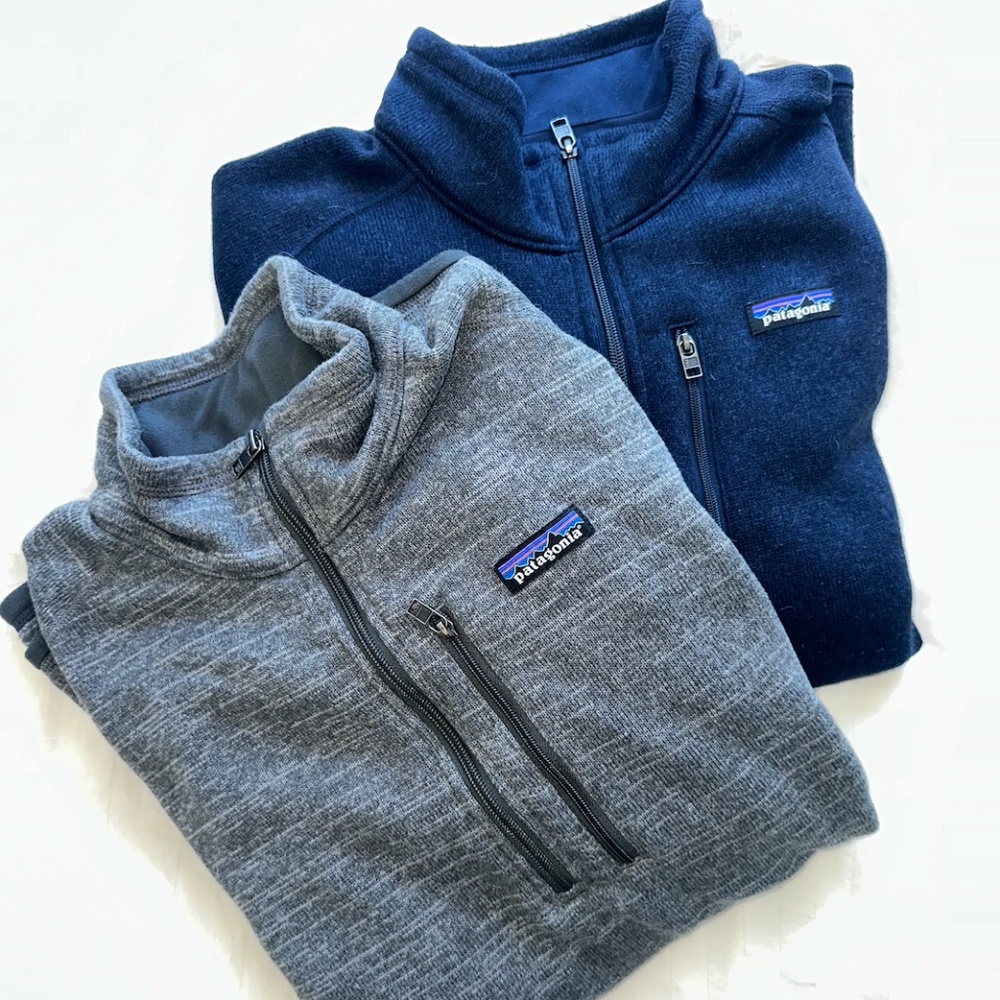 TWO Patagonia Men's Better Sweater® 1/4-Zip Fleece